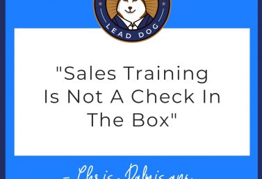 why sales training is important